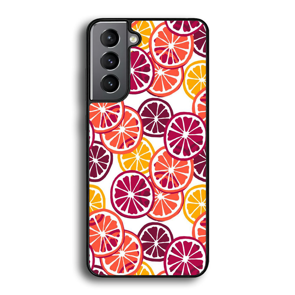 Fruit Fresh Orange Samsung Galaxy S24 Case - Ezzystore
