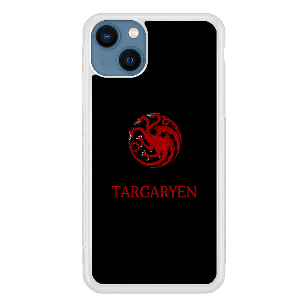 Game Of Thrones Targaryen Black Maroon Emblem iPhone 15 Plus Case