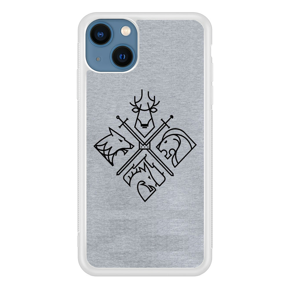 Game Of Thrones Valar Morghulis Grey Jeans Emblem iPhone 15 Case