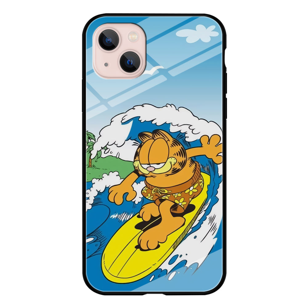 Garfield Surfing iPhone 15 Case