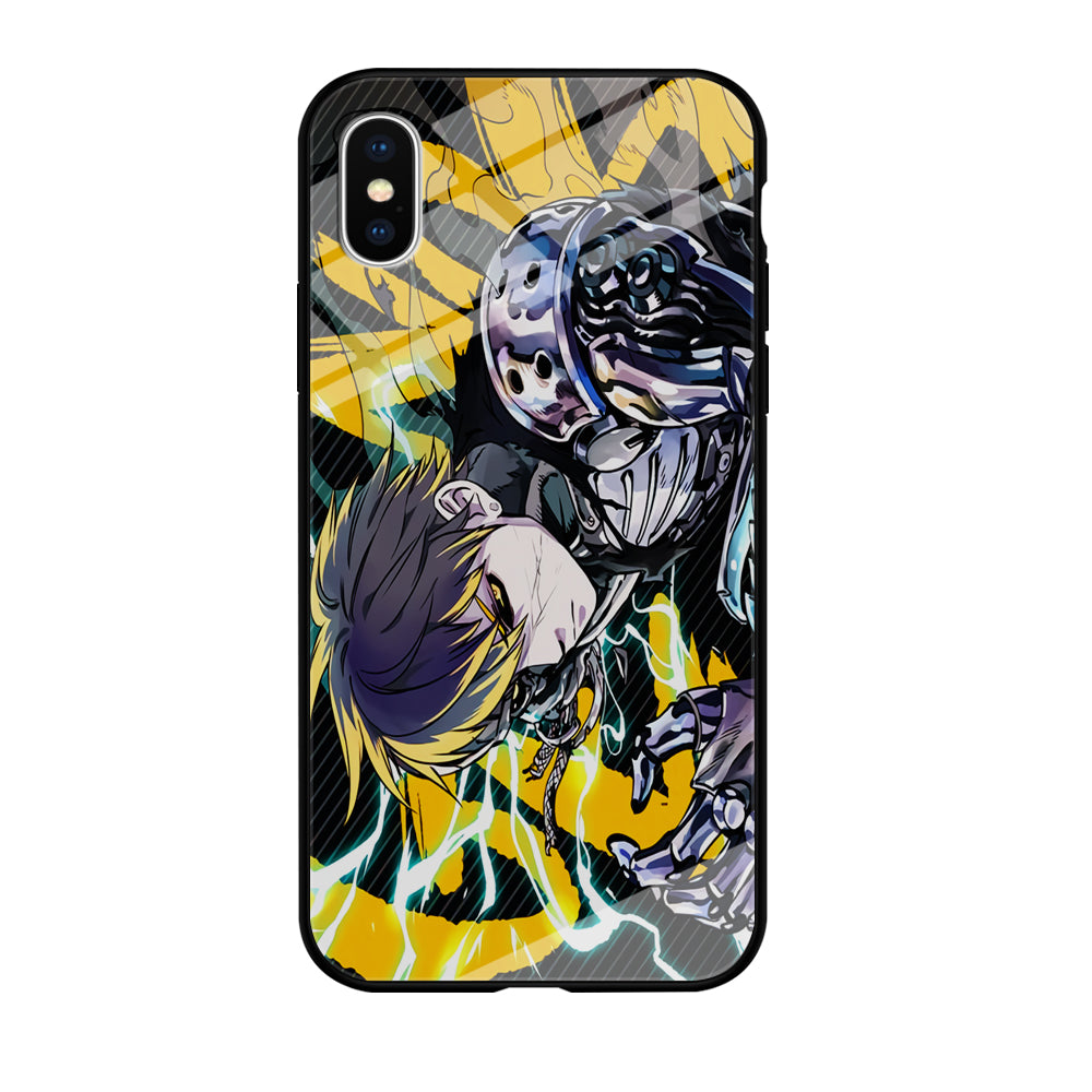 Genos One Punch Man Battle Mode iPhone X Case
