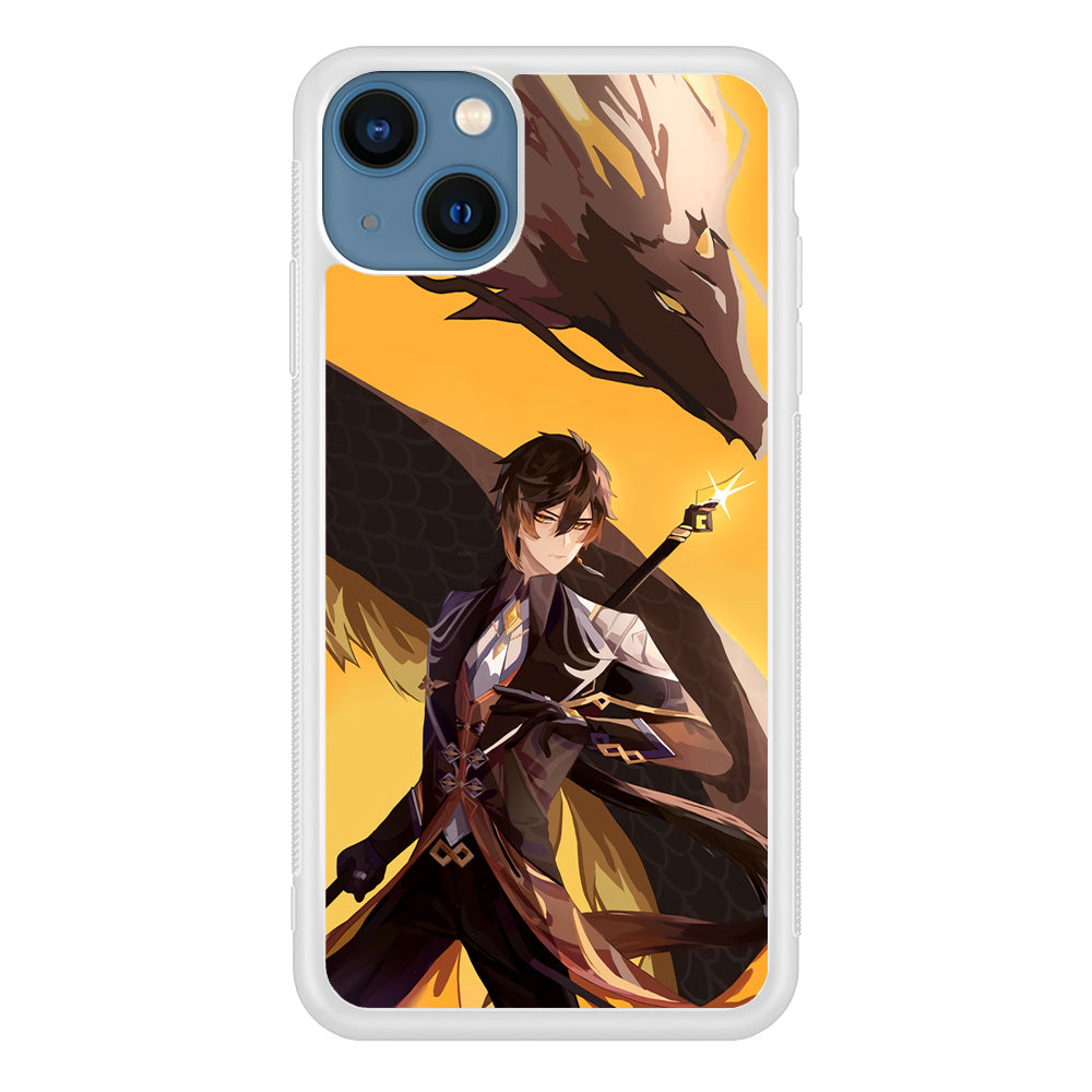 Genshin Impact Zhongli Geo Element iPhone 15 Case