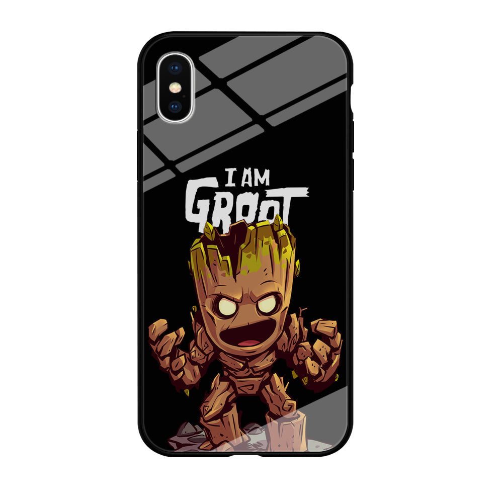 Groot Angry Mode iPhone X Case