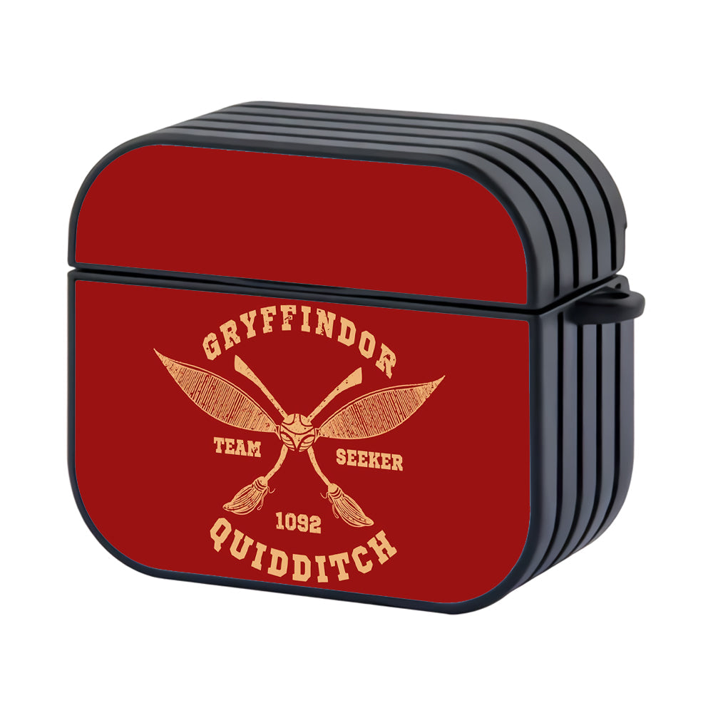 Gryffindor Quidditch Team Hard Plastic Case Cover For Apple Airpods 4 - Ezzystore