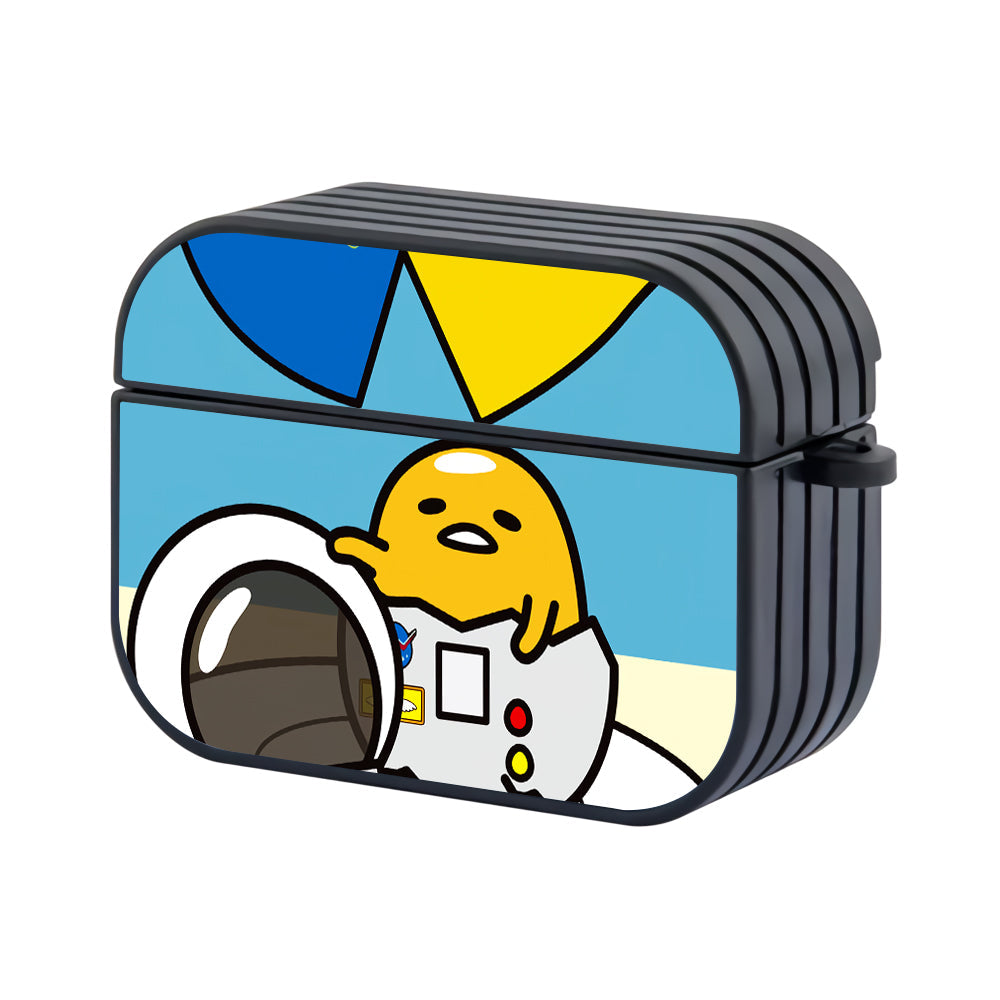 Gudetama Astrounaut Mode Hard Plastic Case Cover For Apple Airpods Pro 3 - Ezzystore