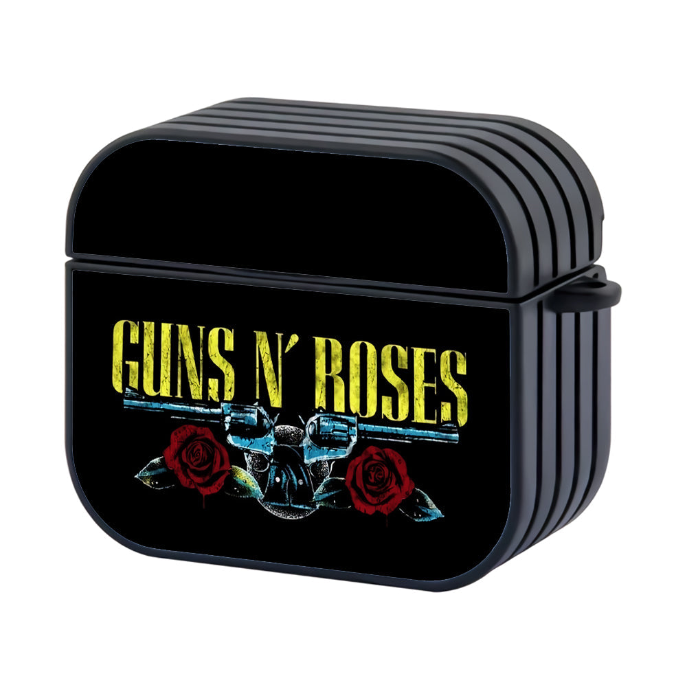 Guns N Roses Logo Hard Plastic Case Cover For Apple Airpods 4 - Ezzystore