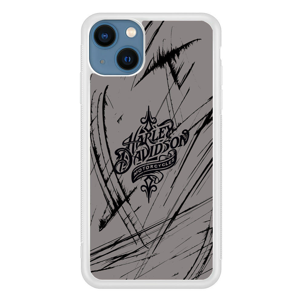Harley Davidson Grey Claw Mark iPhone 15 Case