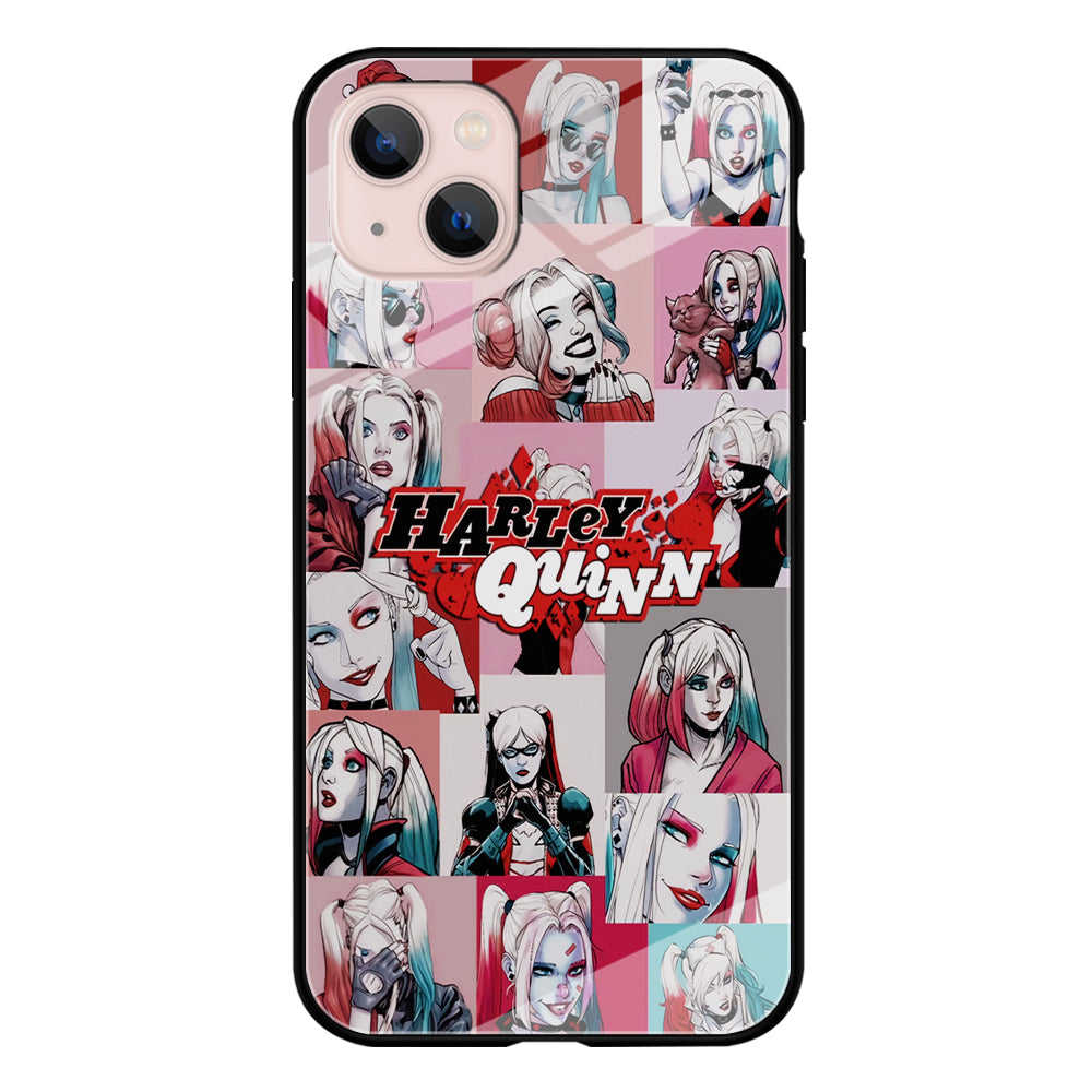 Harley Quinn Collage Of Expression iPhone 14 Plus Case