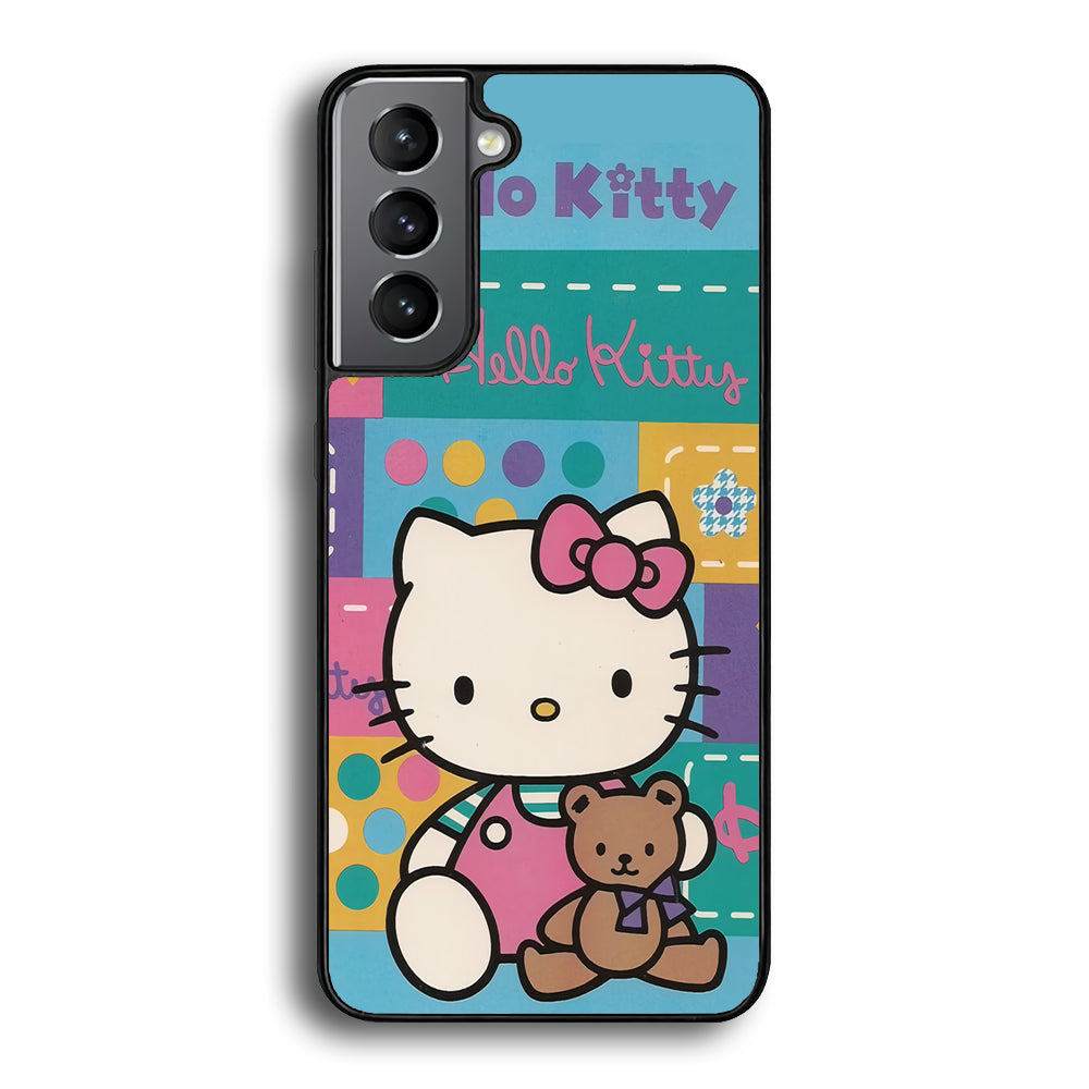Hello Kitty Abstract Collage Samsung Galaxy S24 Case - Ezzystore