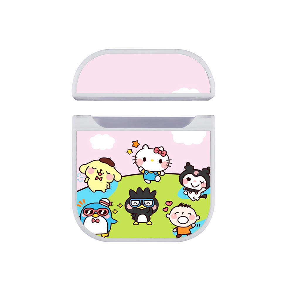 Hello Kitty All Character Hard Plastic Case Cover For Apple Airpods