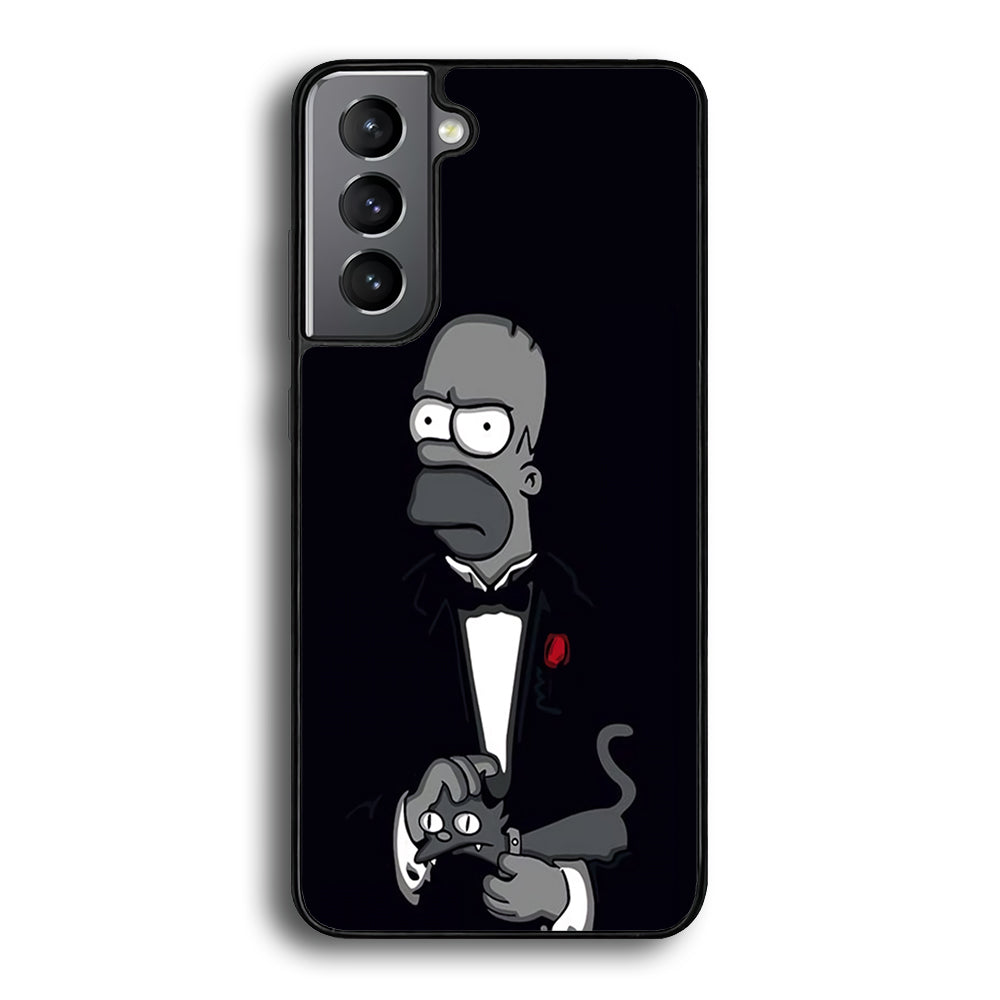 Homer Simpson Goodfather Samsung Galaxy S24 Case - Ezzystore