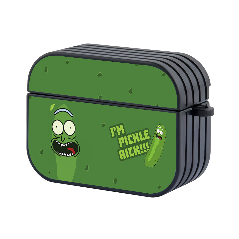 Iam Pickle Rick Hard Plastic Case Cover For Apple Airpods Pro - Ezzystore