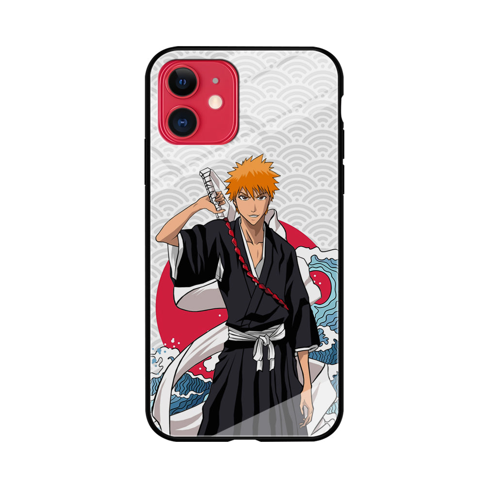 Ichigo Kurosaki Wave And Pattern iPhone 11 Case