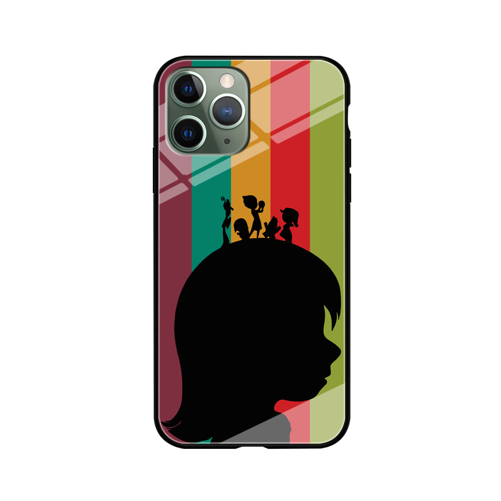 Inside Out Silhouette Character iPhone 11 Pro Max Case