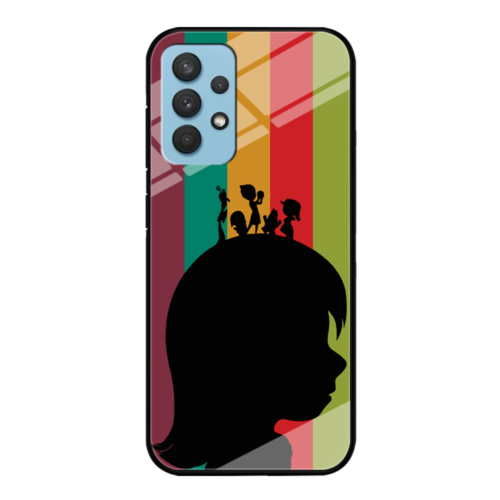 Inside Out Silhouette Character Samsung Galaxy A32 Case