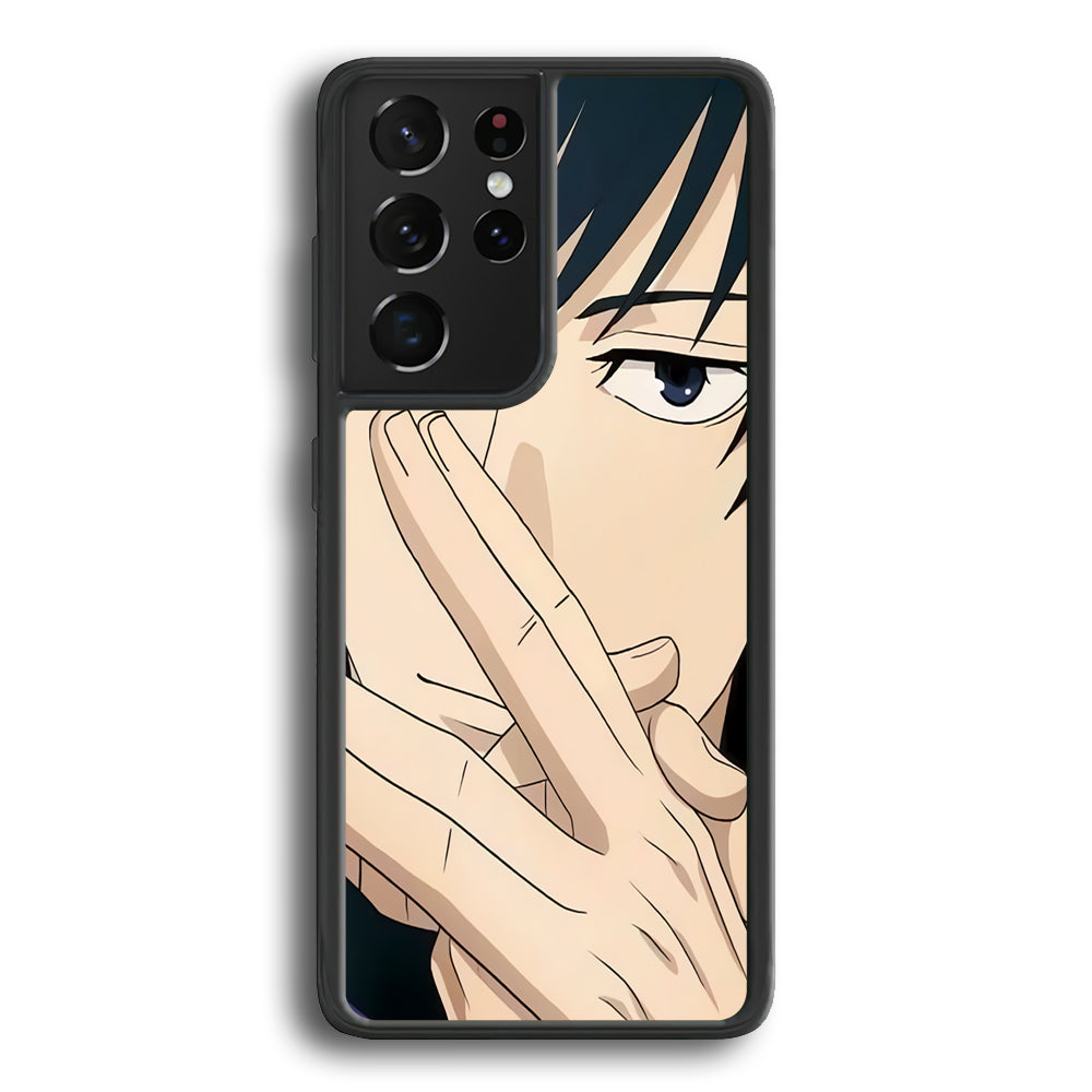 Jujutsu Kaisen Megumi Face Samsung Galaxy S24 Ultra Case - Ezzystore