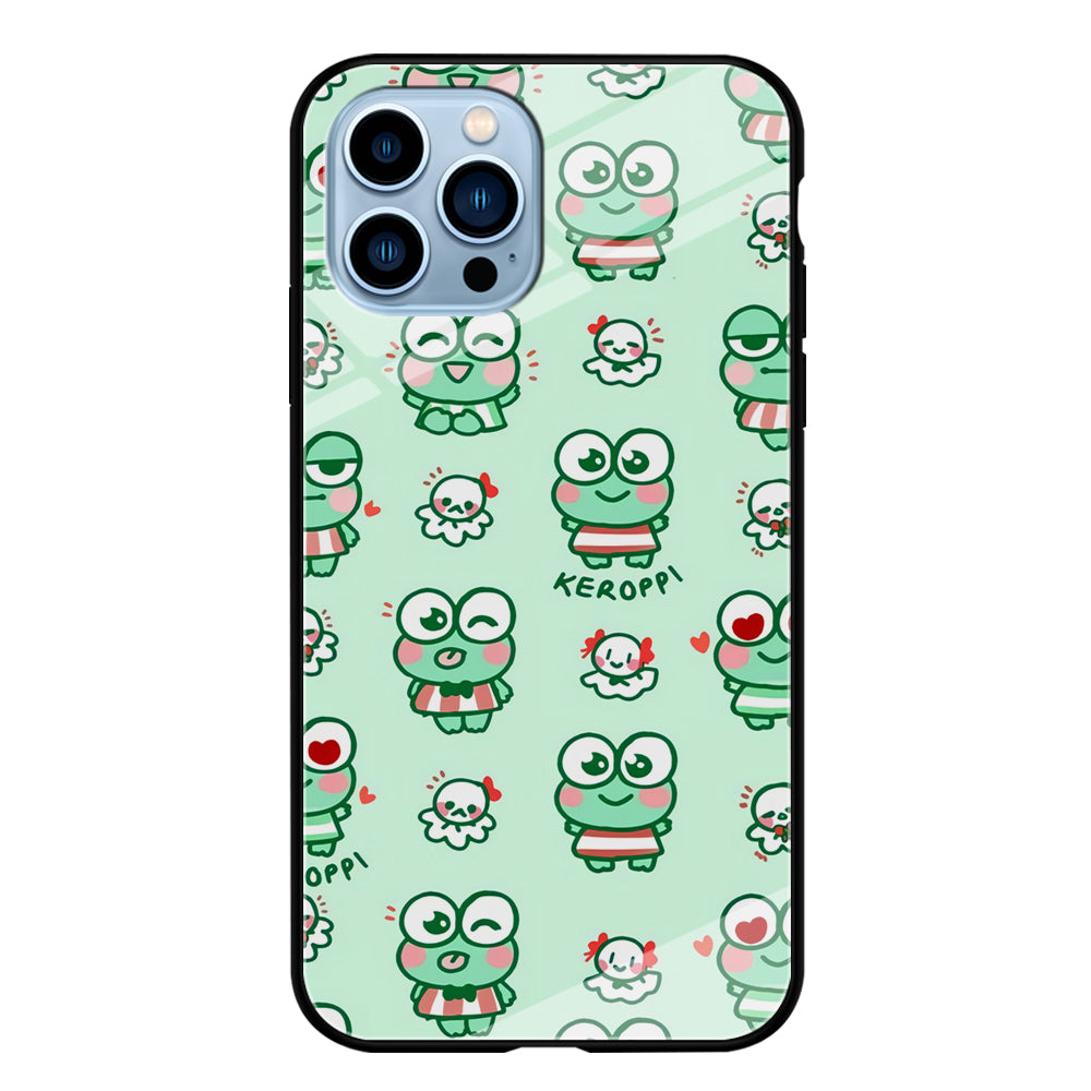 Keroppi Cute Expression iPhone 15 Pro Max Case