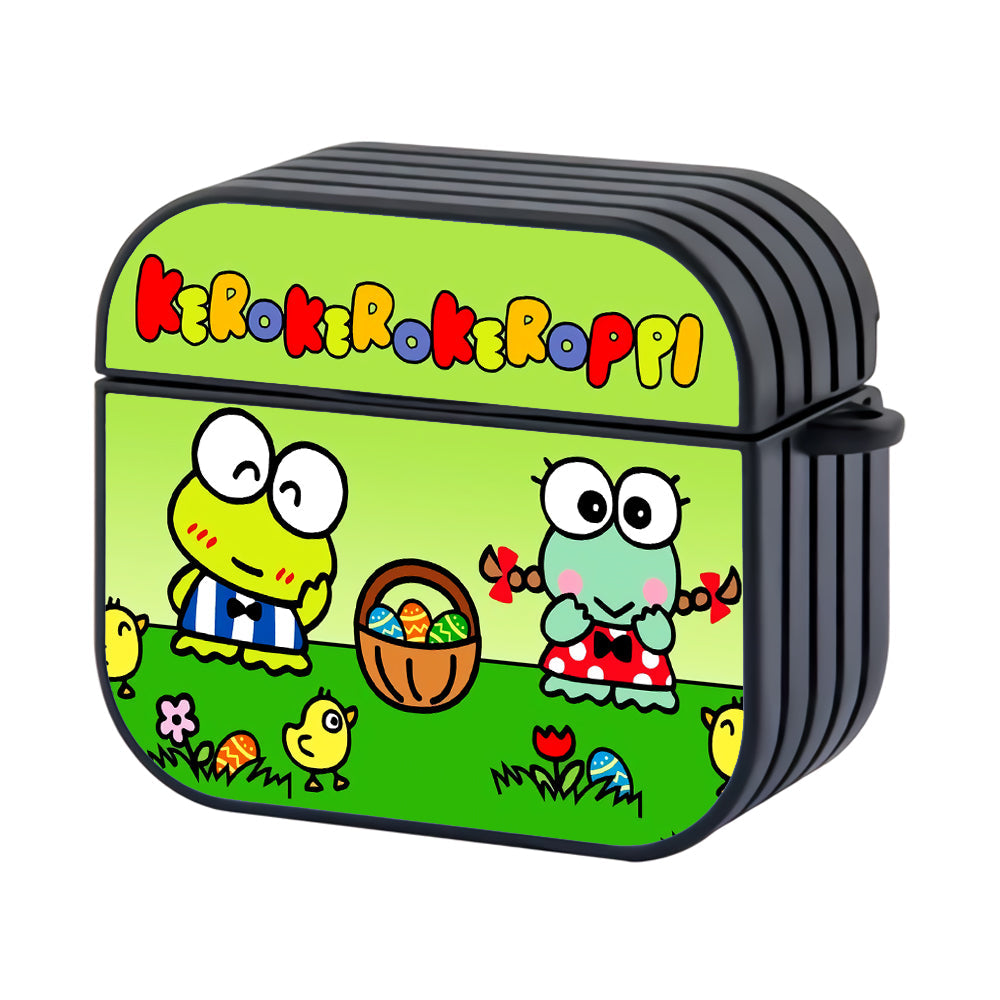 Keroppi Keroleen Couple Hard Plastic Case Cover For Apple Airpods 4 - Ezzystore