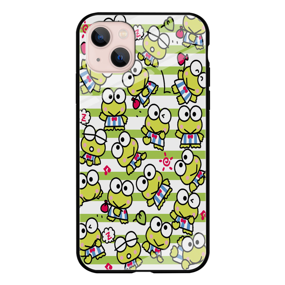 Keroppi Stripe iPhone 14 Case