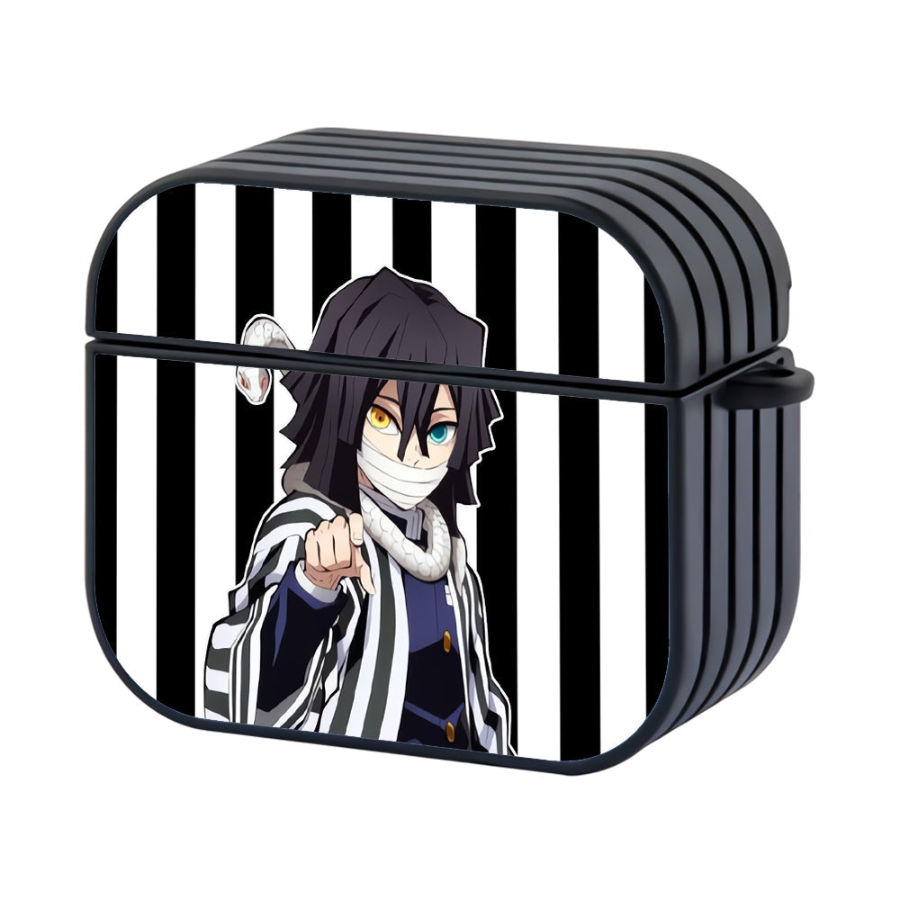 Kimetsu No Yaiba Iguro Obanai Demon Slayer Hard Plastic Case Cover For Apple Airpods 4 - Ezzystore