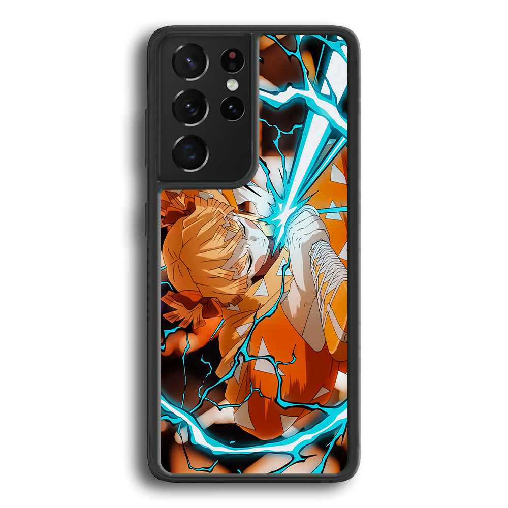 Kimetsu No Yaiba Zenitsu Samsung Galaxy S24 Ultra Case - Ezzystore