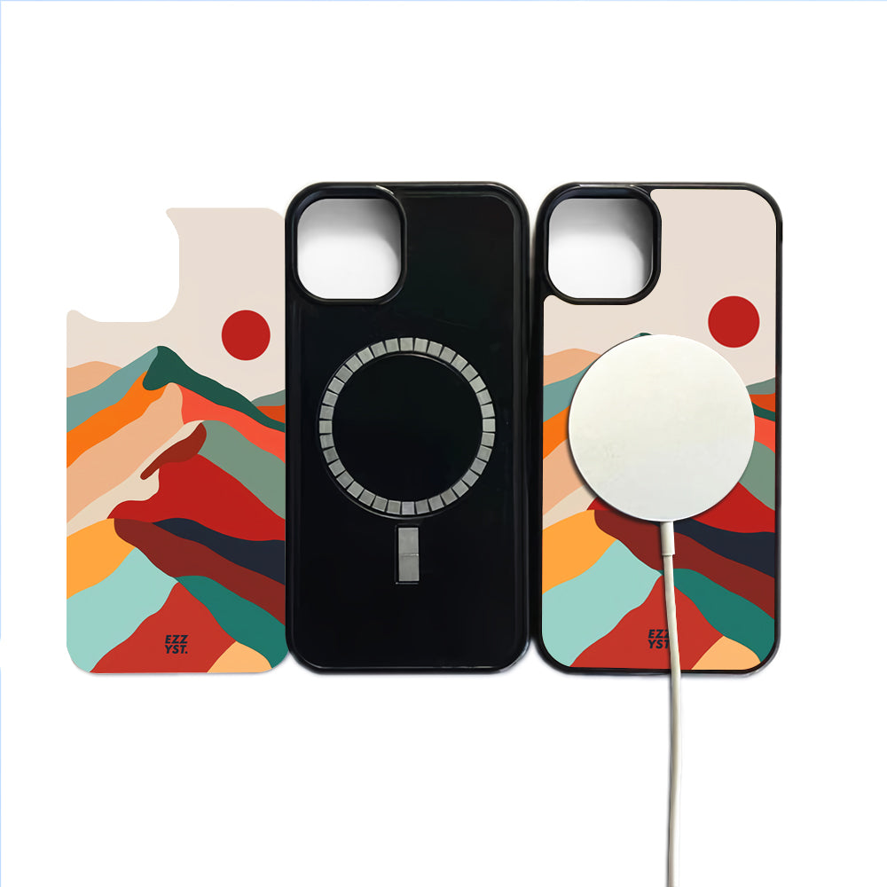 Layer Colour Mountains Magsafe iPhone Case