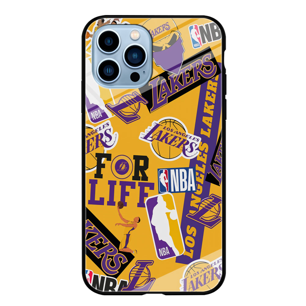 Los Angeles Lakers Word Of Pride Team iPhone 15 Pro Case