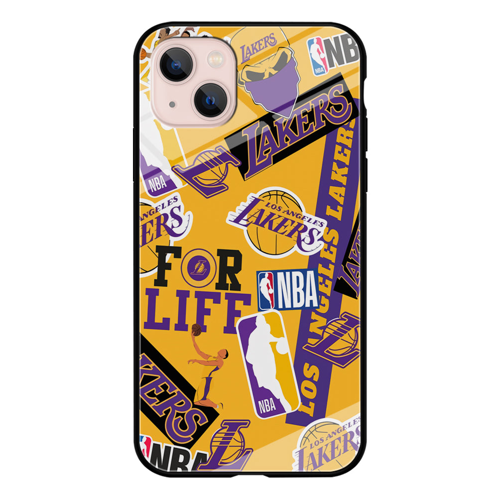 Los Angeles Lakers Word Of Pride Team iPhone 13 Case