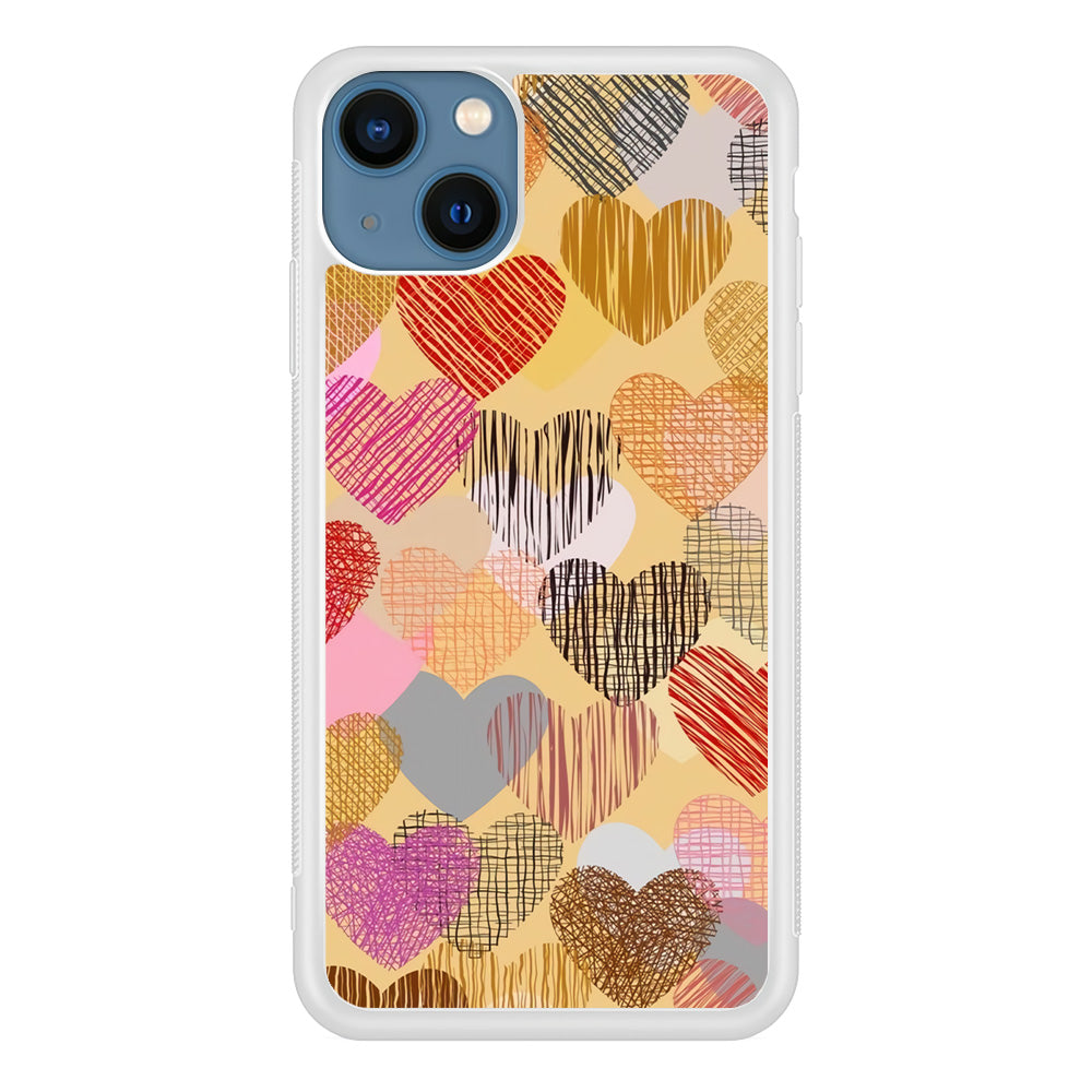 Love Aesthetic Soft Colour iPhone 15 Plus Case