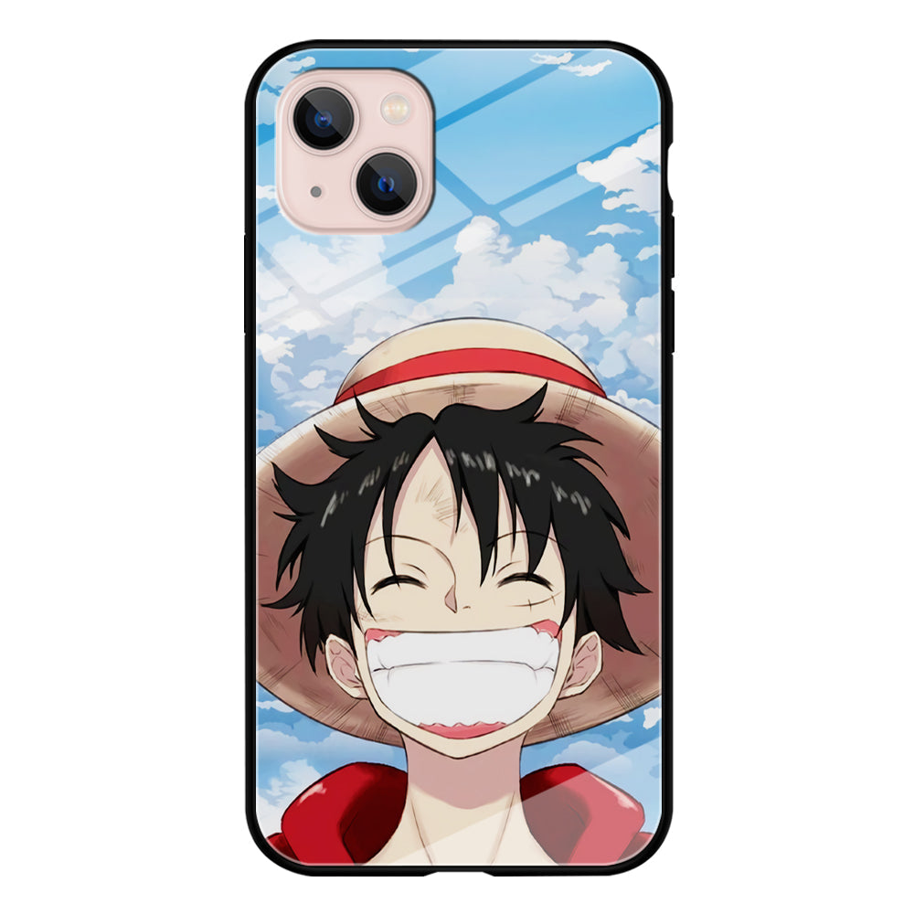 Luffy One Piece Warm Smile iPhone 14 Plus Case