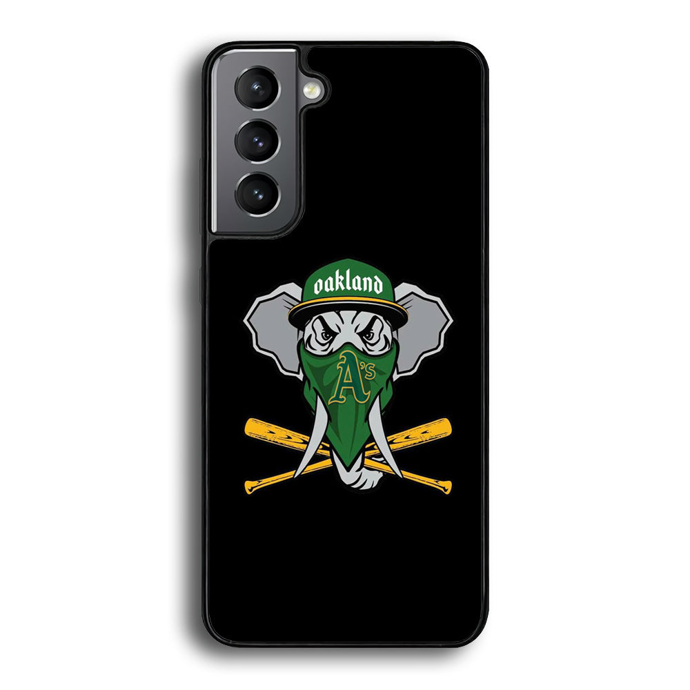 MLB Oakland Athletics Elephant Logo Samsung Galaxy S24 Plus Case - Ezzystore
