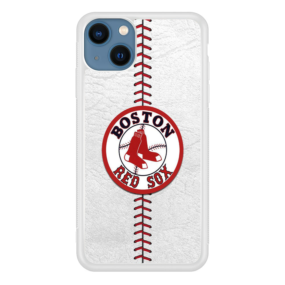 MLB Boston Red Sox Ball Skin iPhone 15 Plus Case