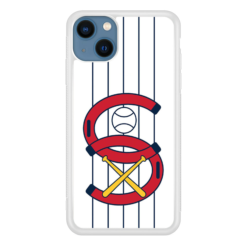 MLB White Sox White iPhone 15 Case