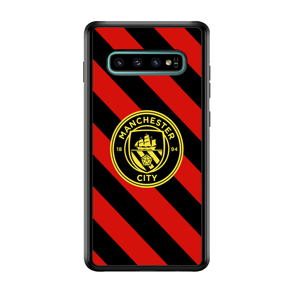 Manchester City Away Of Jersey Pattern Samsung Galaxy S10 Case