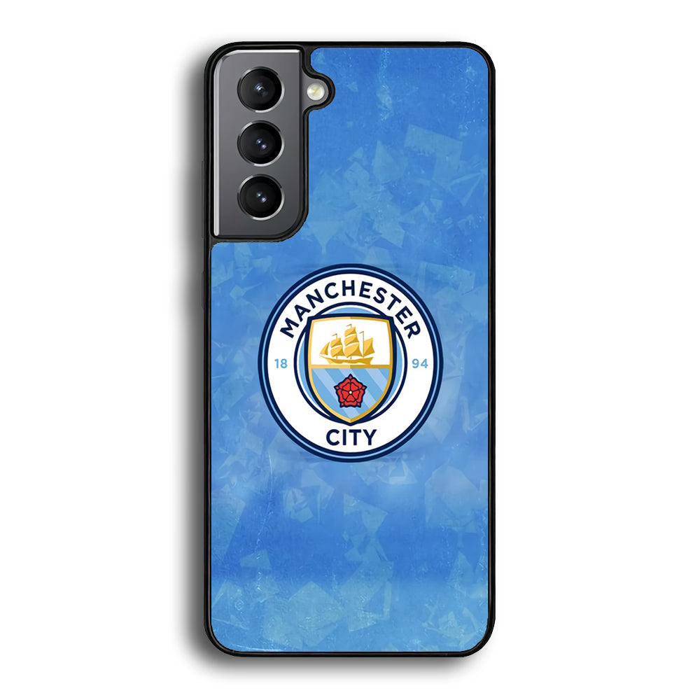 Manchester City Blue Abstract Samsung Galaxy S23 Plus Case - Ezzystore
