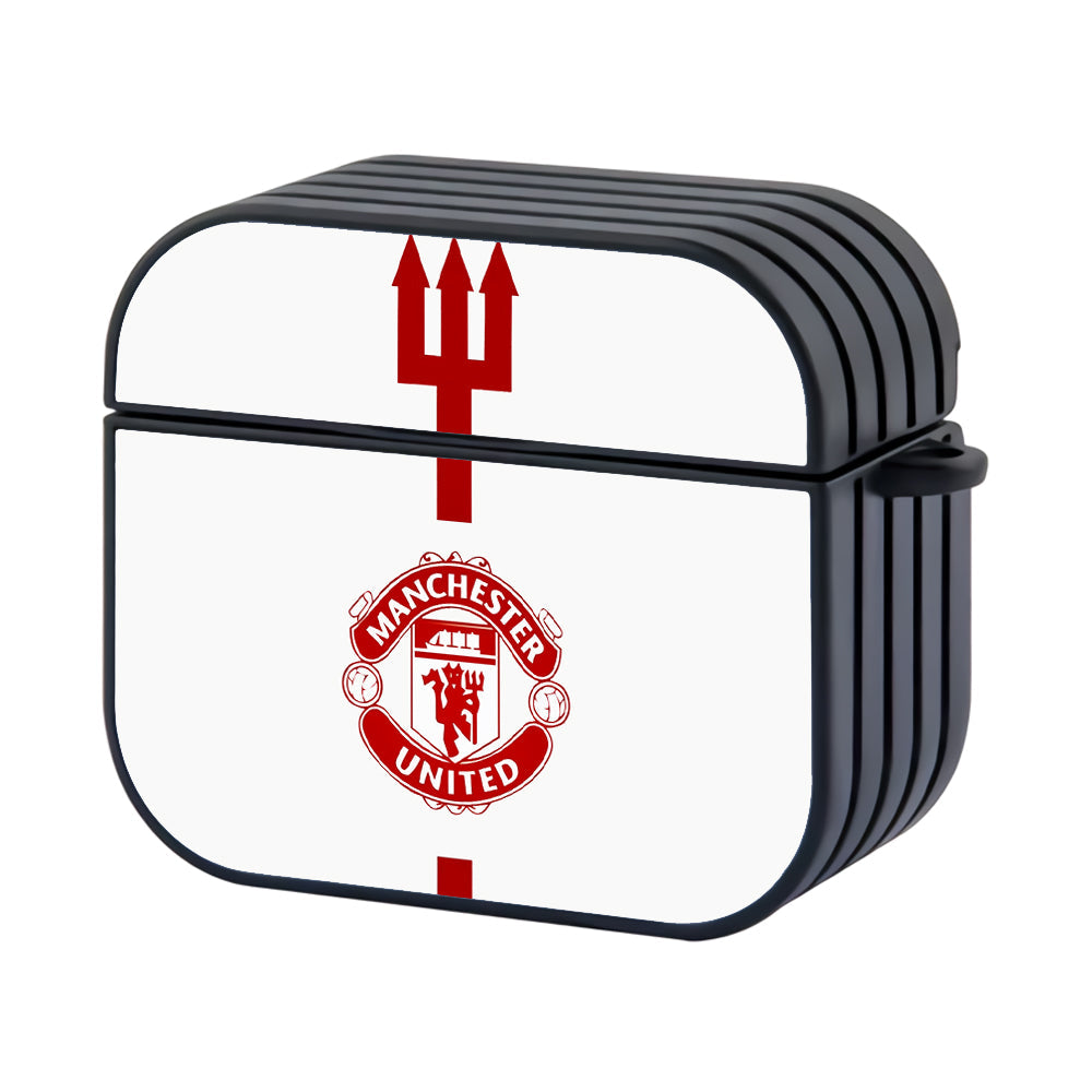 Manchester United Red Devil Hard Plastic Case Cover For Apple Airpods 4 - Ezzystore