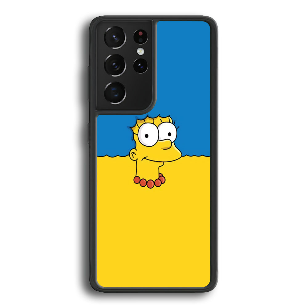 Marge Simpson Hair Samsung Galaxy S22 Ultra Case - Ezzystore