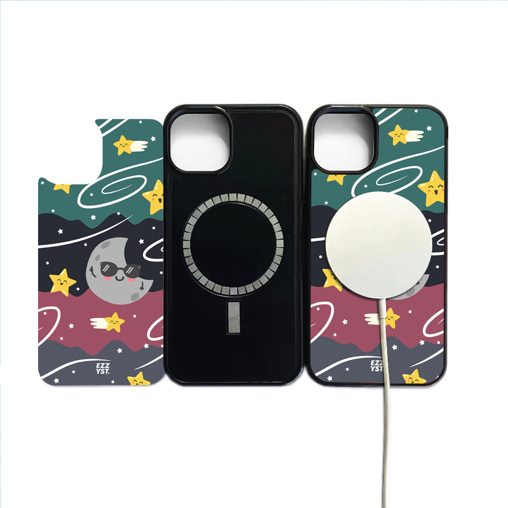Melting Space The Moon Enjoys the Breeze Magsafe iPhone Case