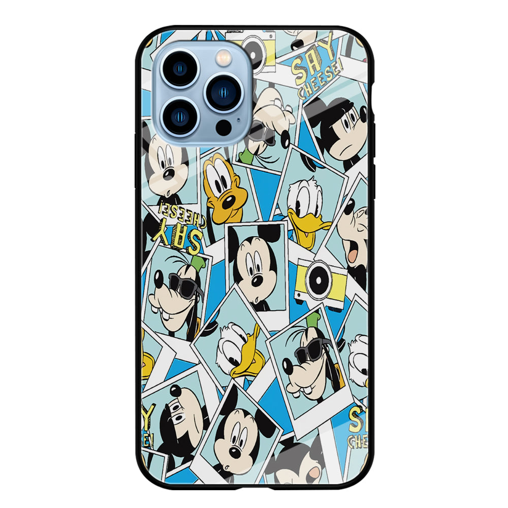 Mickey Family Photo In Frame iPhone 14 Pro Max Case