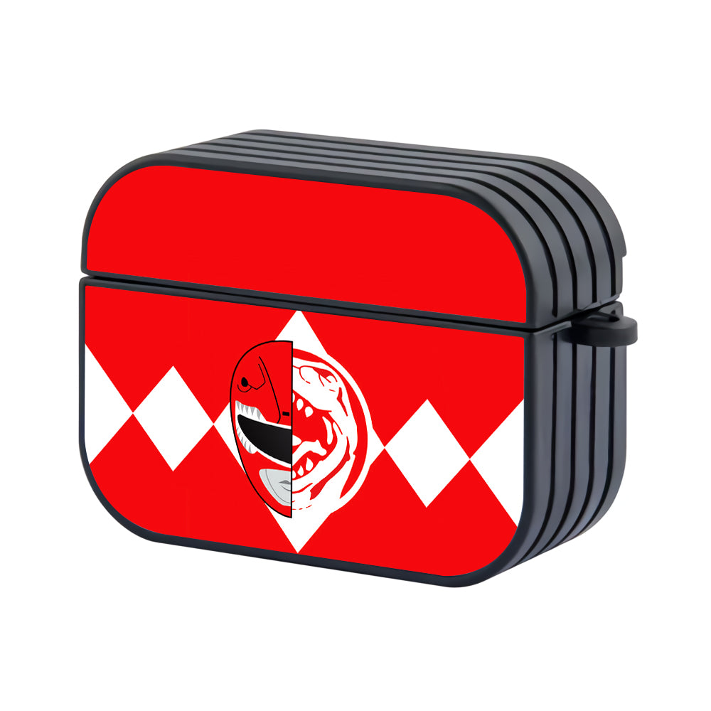 Mighty Morphin Power Rangers Red Hard Plastic Case Cover For Apple Airpods Pro - Ezzystore
