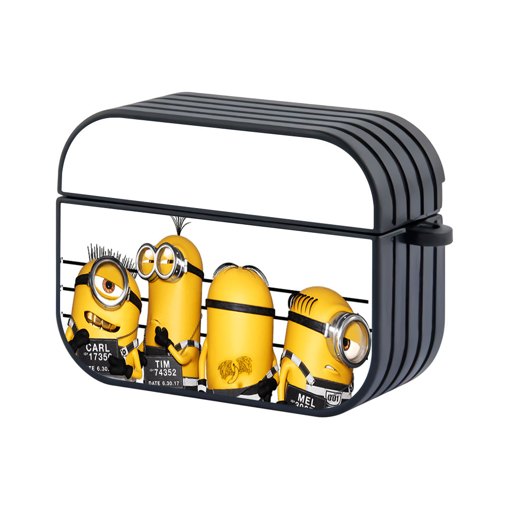 Minions Despicable Me Prisoner Hard Plastic Case Cover For Apple Airpods Pro 3 - Ezzystore