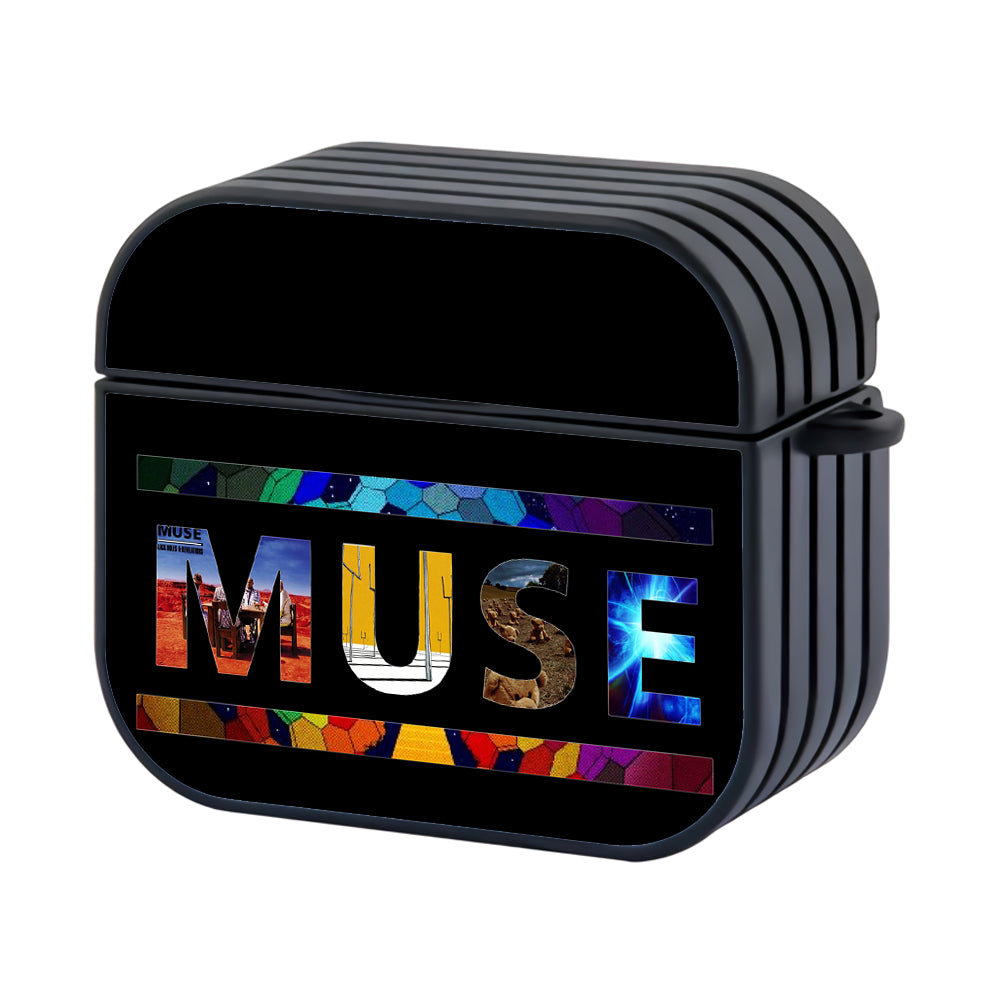 Muse Album Art Hard Plastic Case Cover For Apple Airpods 4 - Ezzystore