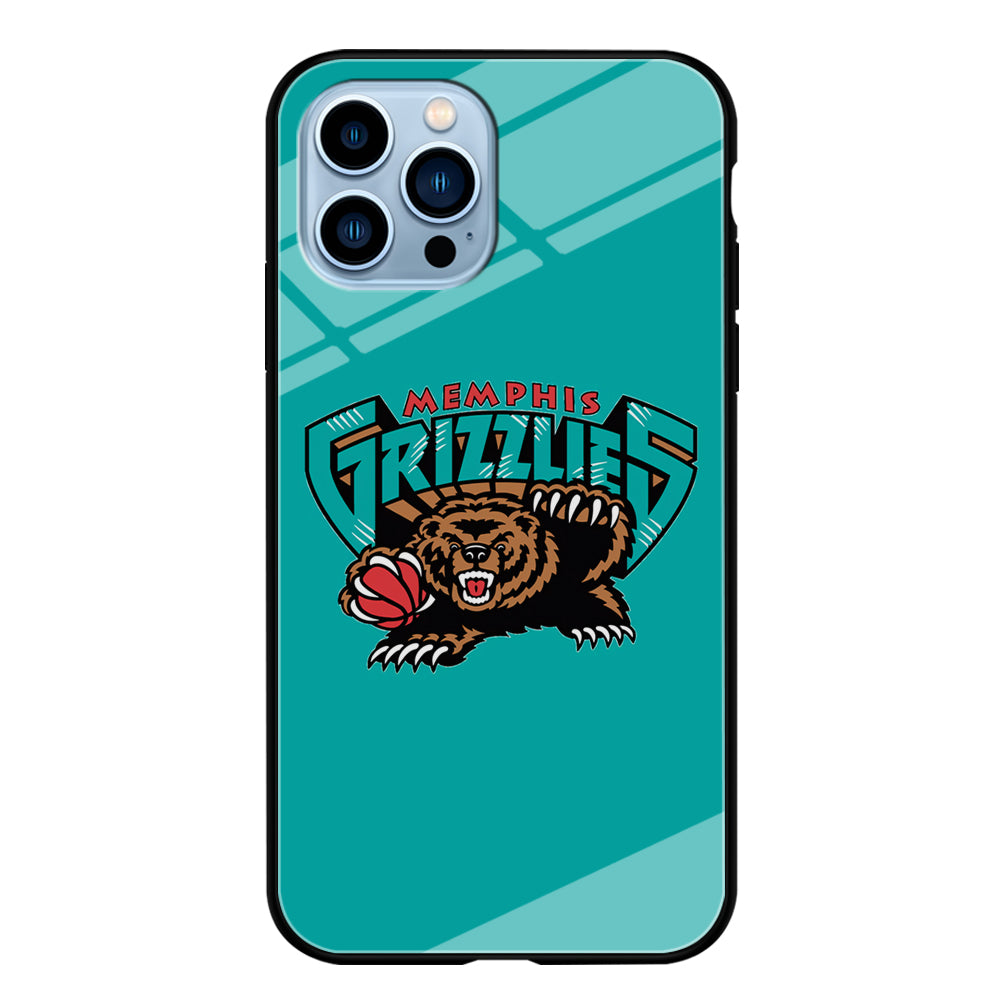 NBA Memphis Grizzlies Bear Logo iPhone 14 Pro Max Case