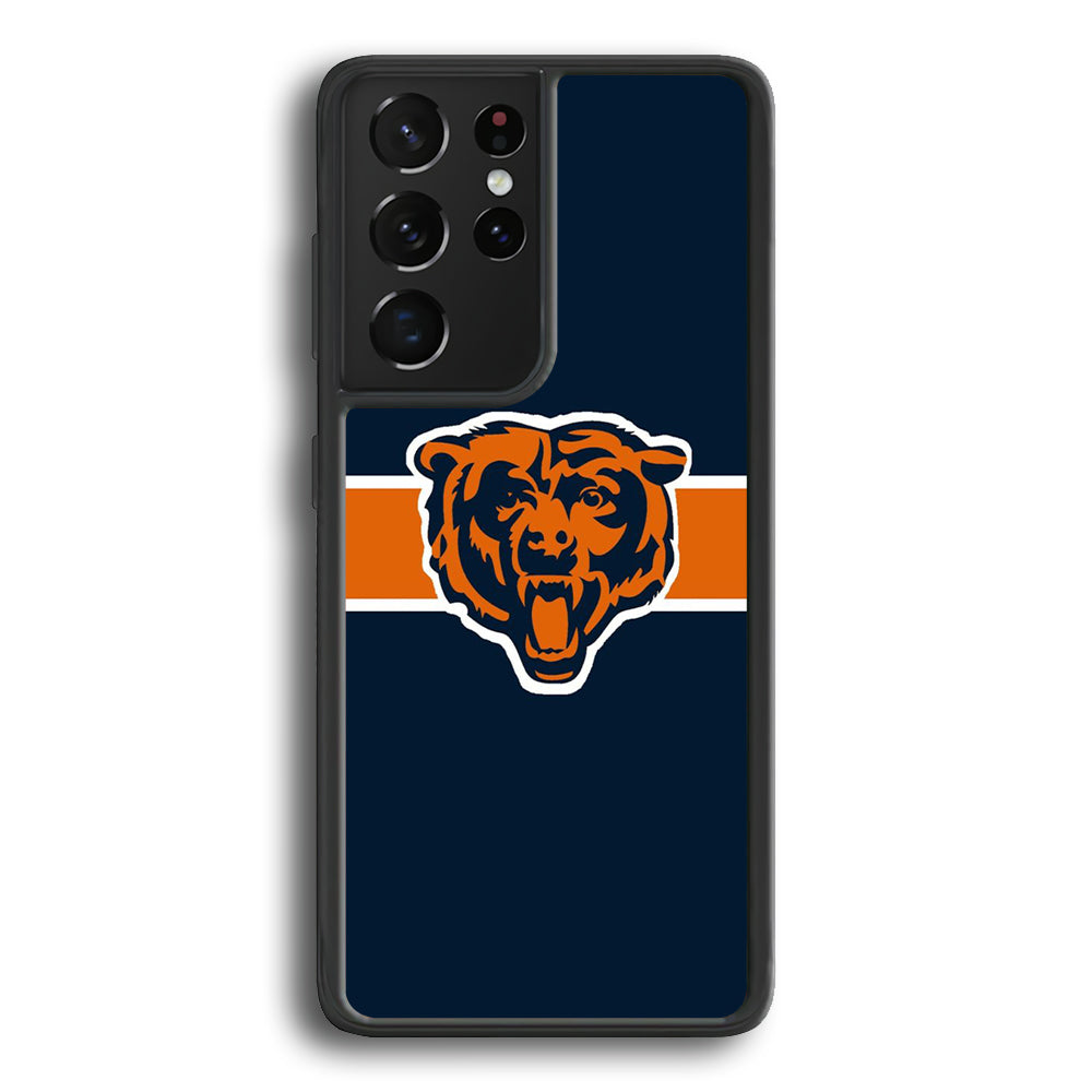 NFL Chicago Bears Logo Samsung Galaxy S22 Ultra Case - Ezzystore