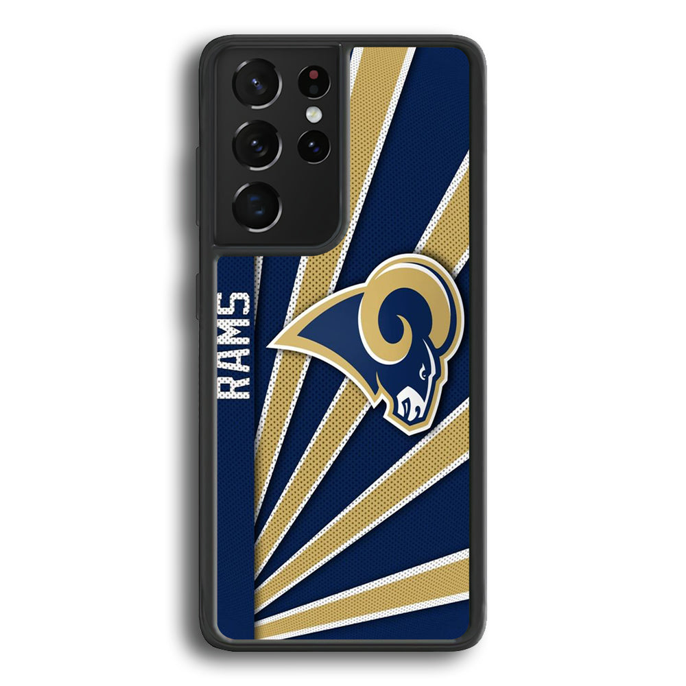 NFL Los Angeles Rams Logo Samsung Galaxy S24 Ultra Case - Ezzystore