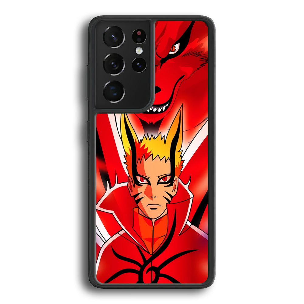 Naruto Baryon Mode x Kurama Samsung Galaxy S24 Ultra Case - Ezzystore