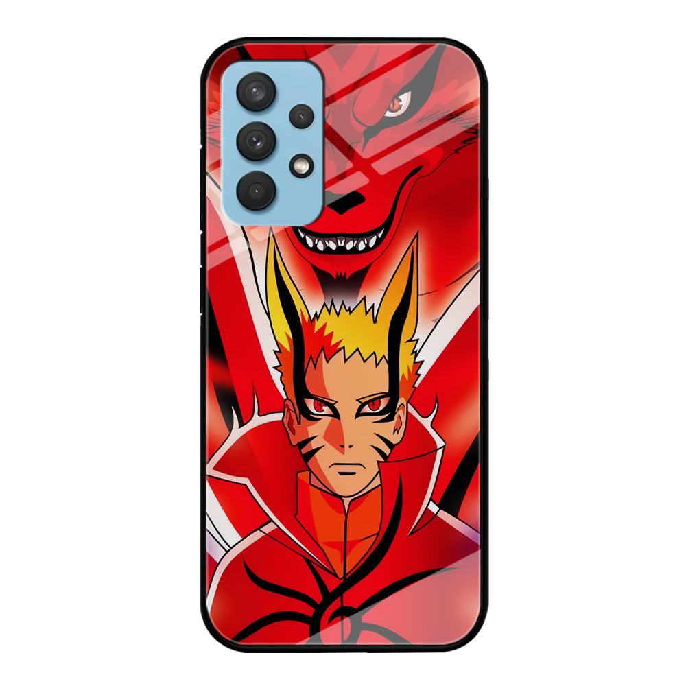 Naruto Baryon Mode x Kurama Samsung Galaxy A32 Case