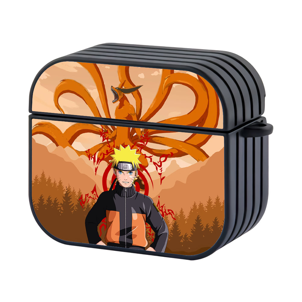 Naruto Seal of Kurama Hard Plastic Case Cover For Apple Airpods 4 - Ezzystore