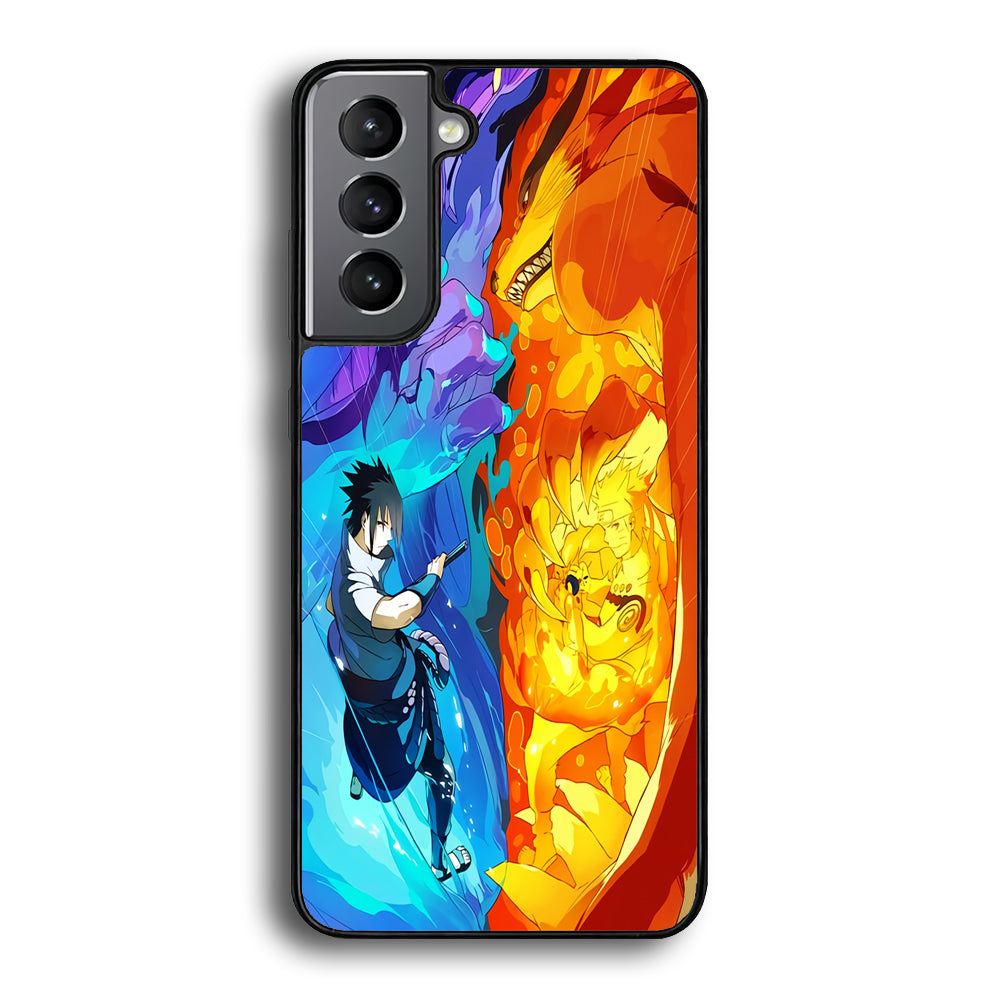 Naruto VS Sasuke Great fight Samsung Galaxy S24 Case - Ezzystore