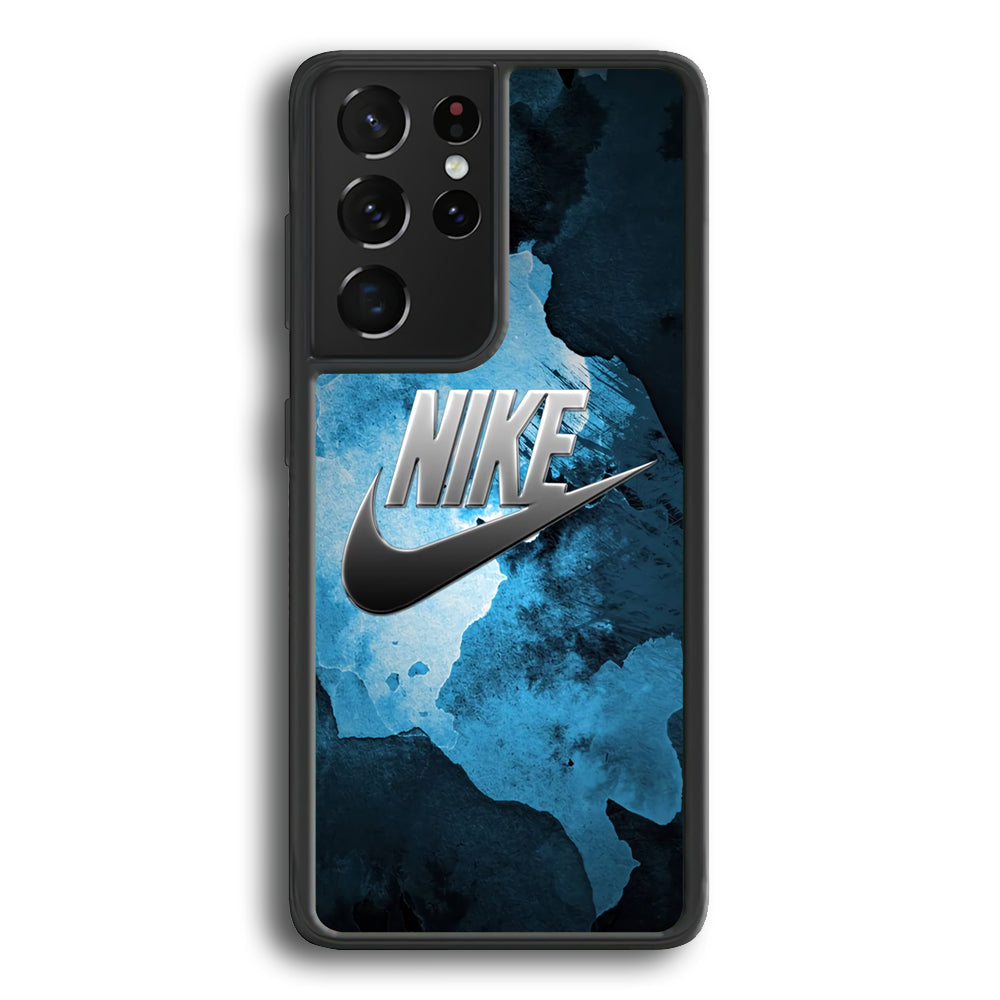 Nike Blue Marble Symbol Samsung Galaxy S24 Ultra Case - Ezzystore